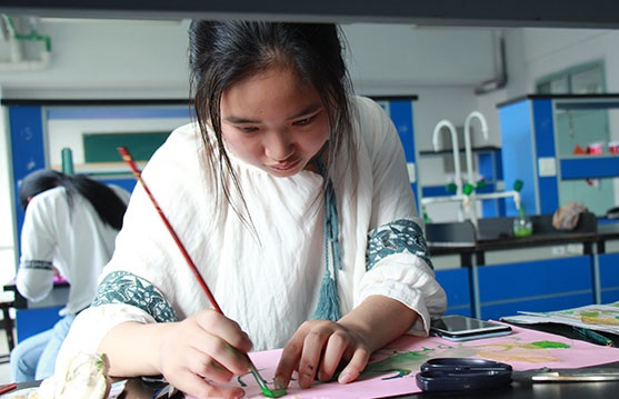 葉脈還能變書簽？衢州學(xué)院化學(xué)實(shí)驗(yàn)室也有“詩情畫意”