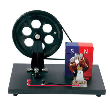 手搖交直流發(fā)電機-實驗2：發(fā)電機演示